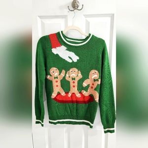 Tipsy Elves Medium Christmas Gingerbread Sweater